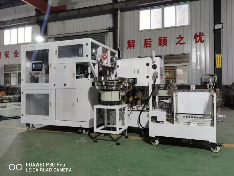 Automatic Bagging, Nesting, Stick-Inserting & Basket-Loading Machine