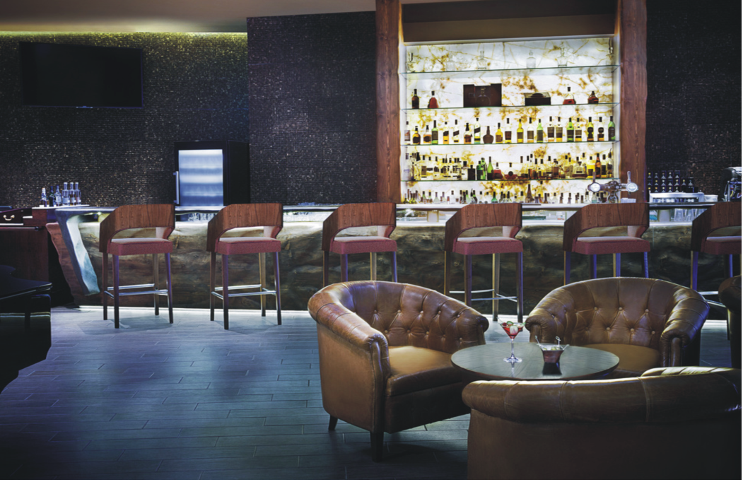 Bar at Sofitel Dubai The Palm Resort and Spa with custom loose furniture