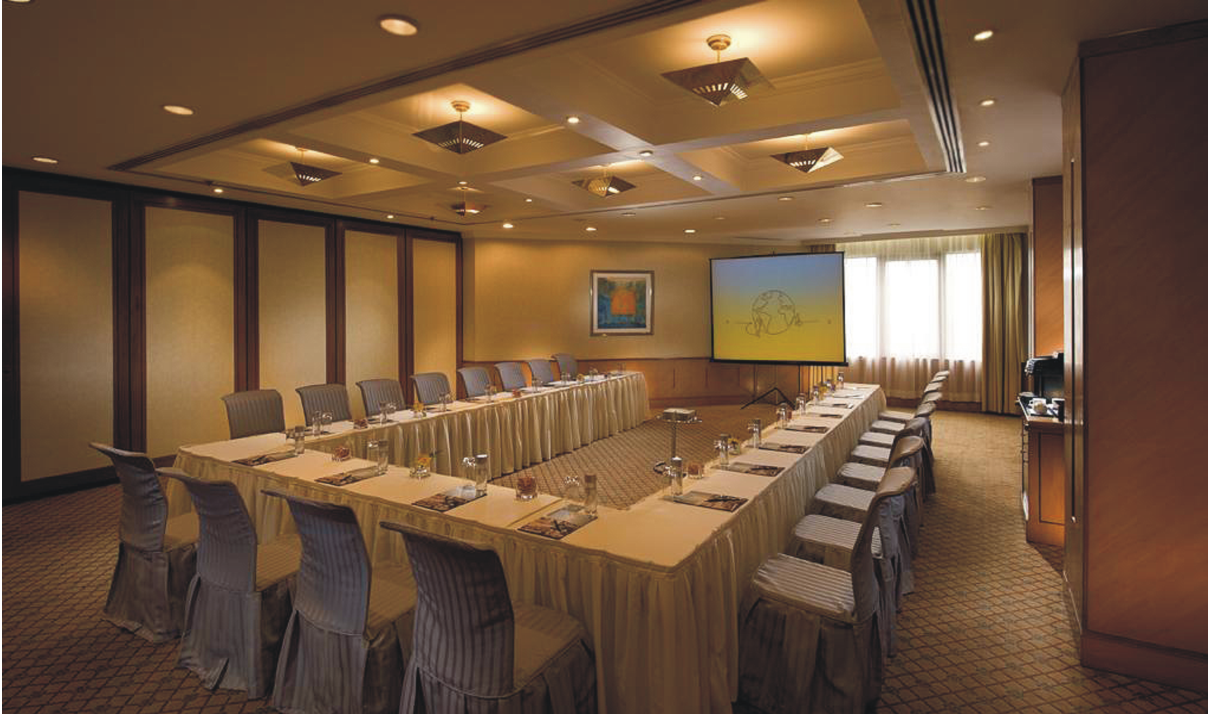 Meeting room at Conrad Beijing with custom loose furniture
