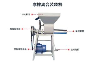 Small Friction Clutch Mushroom Bagging Machine