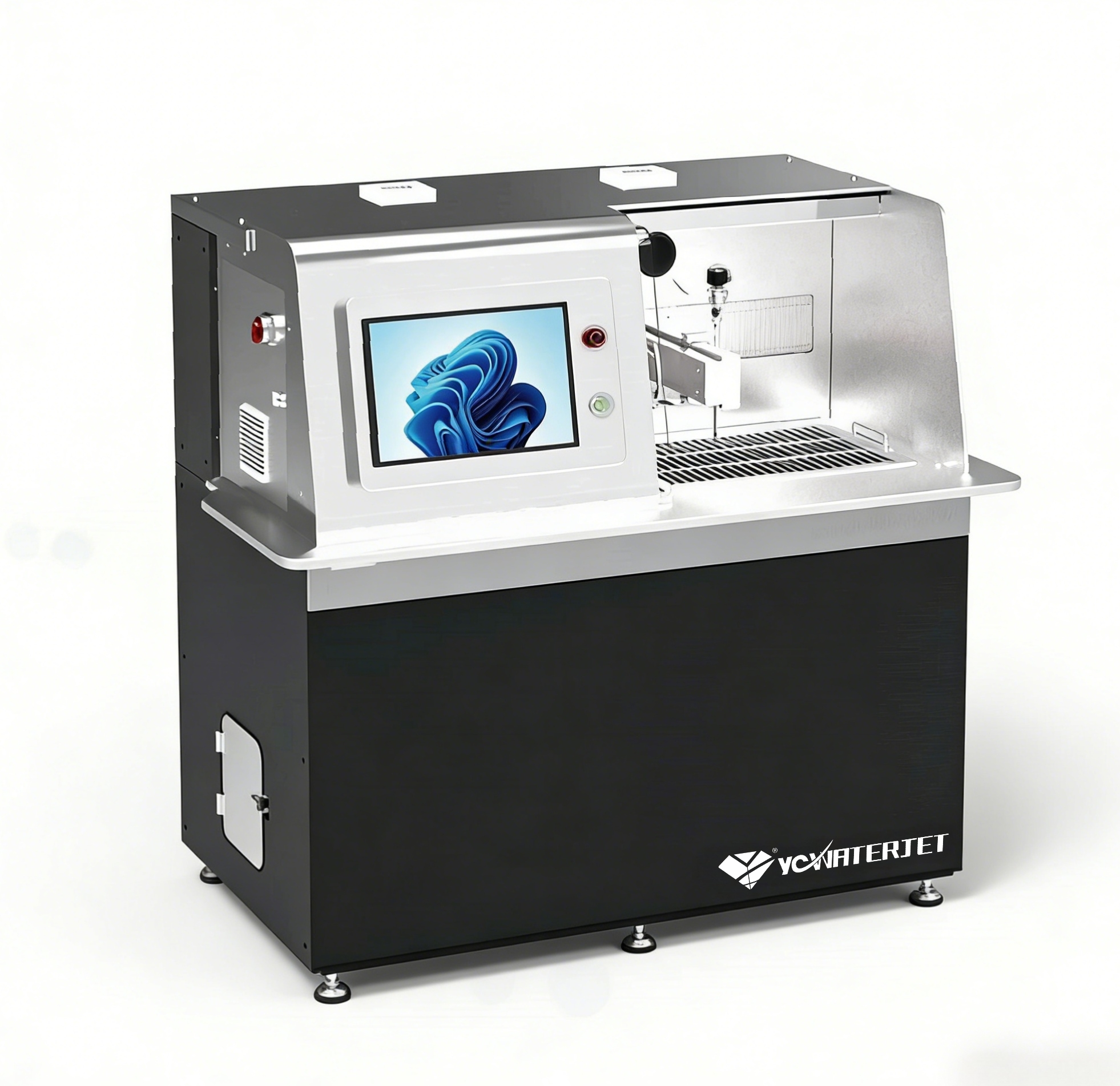 Waterjet food cutting machine for precise food processing