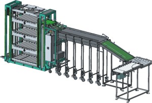 Automatic Warehouse Shelving Machine
