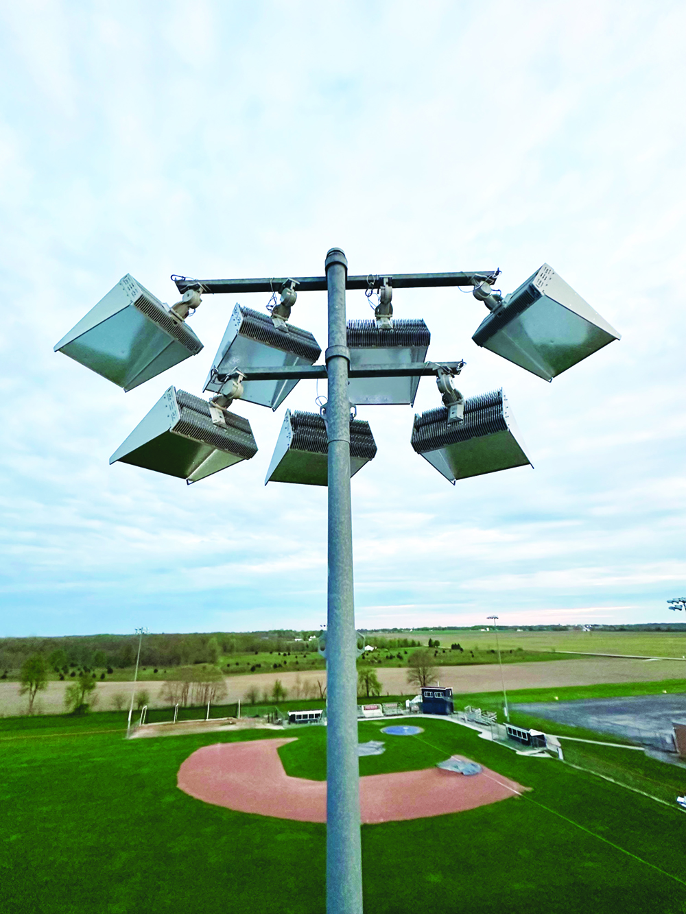AOK stadium light installation in USA