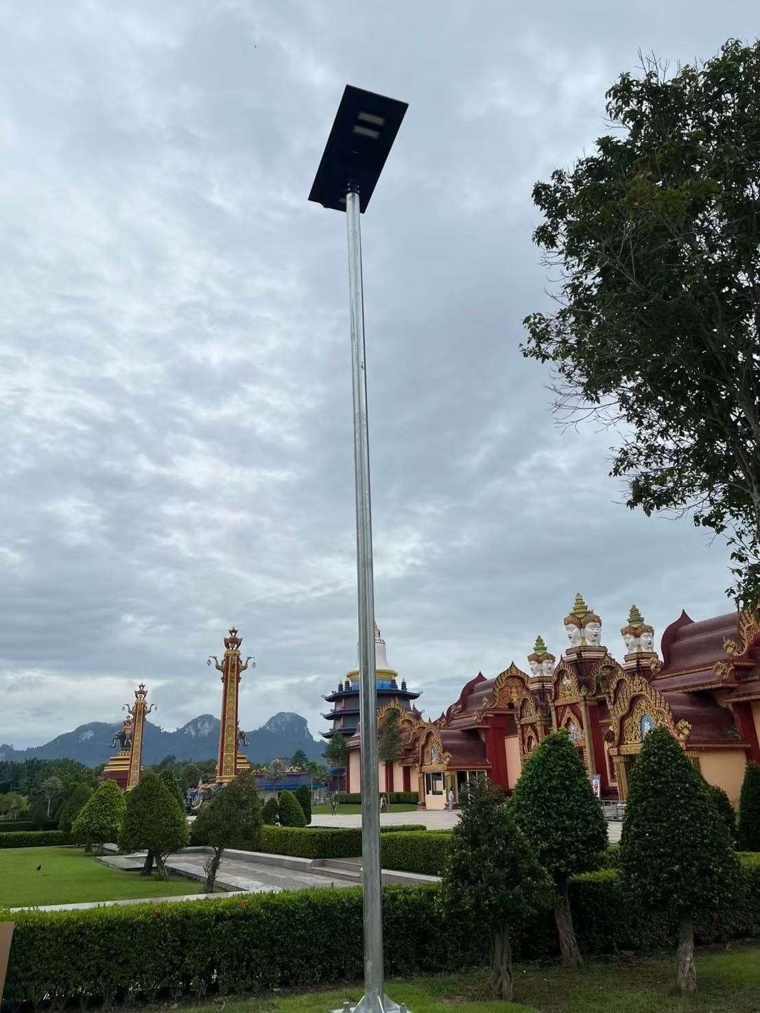 Solar Street Lighting Installation in Thailand