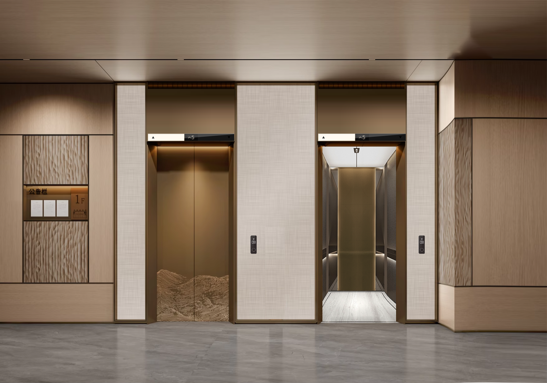 Hotel and commercial building application of Joylive passenger elevators