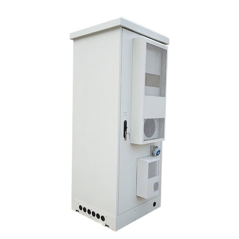 Industrial telecom cabinet rear view