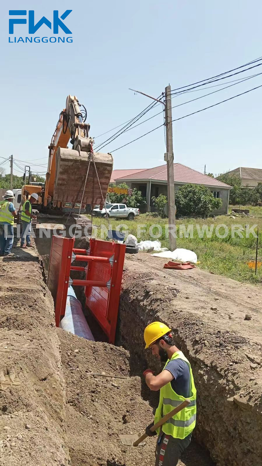 Trench Box project in Georgia