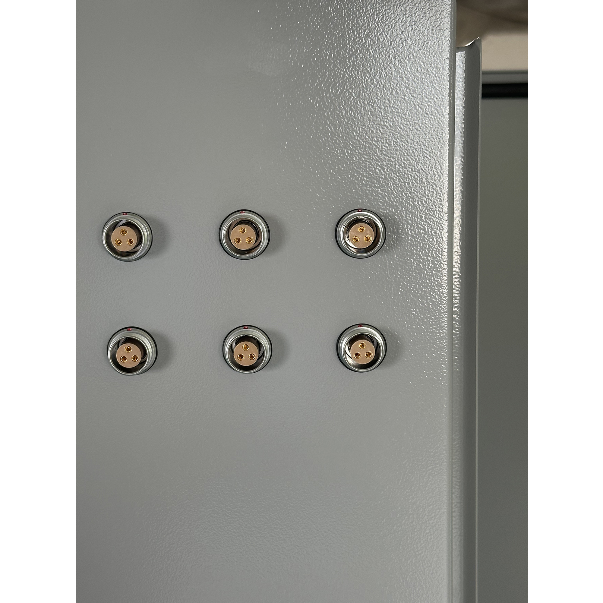 316 stainless steel cabinet with door open