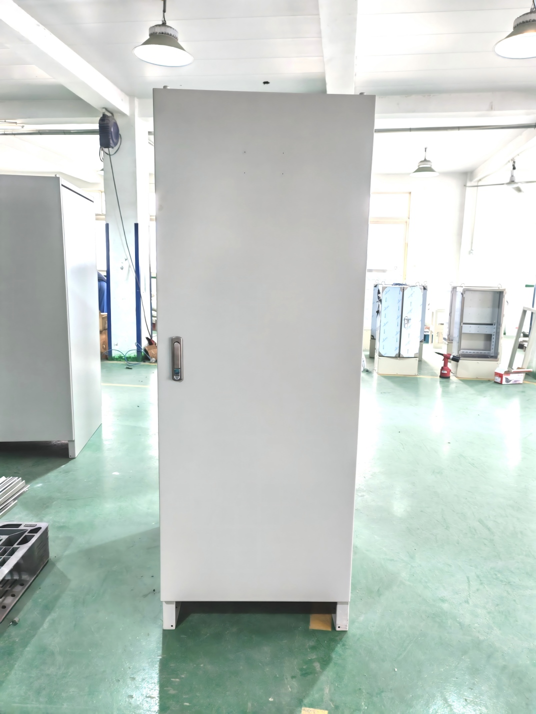 CE certified electric control cabinet front view