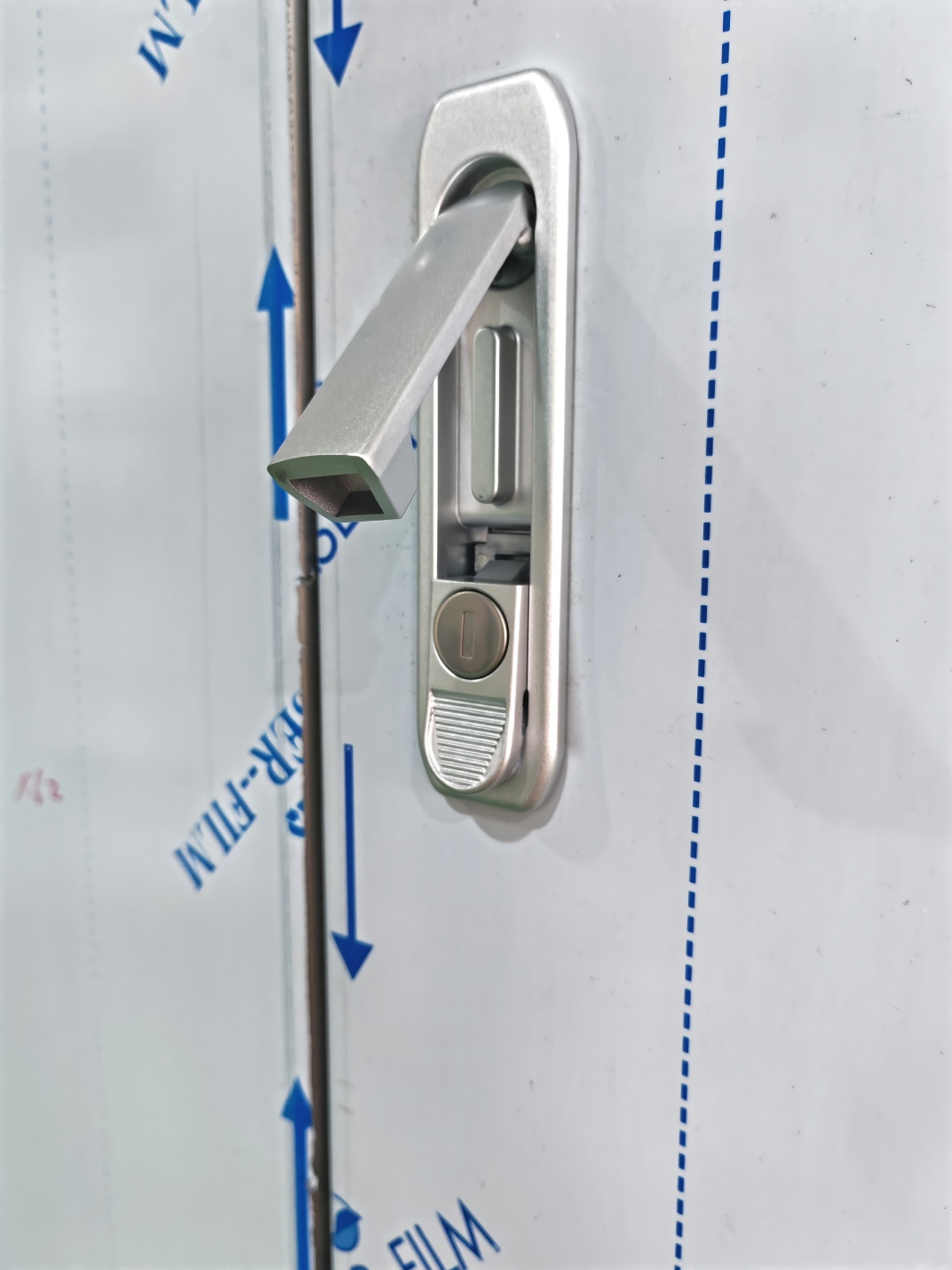 Stainless Steel Double-Door Outdoor Cabinet - Door Open
