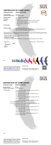 CERTIFICATE OF COMPLIANCE