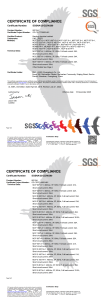 CERTIFICATE OF COMPLIANCE