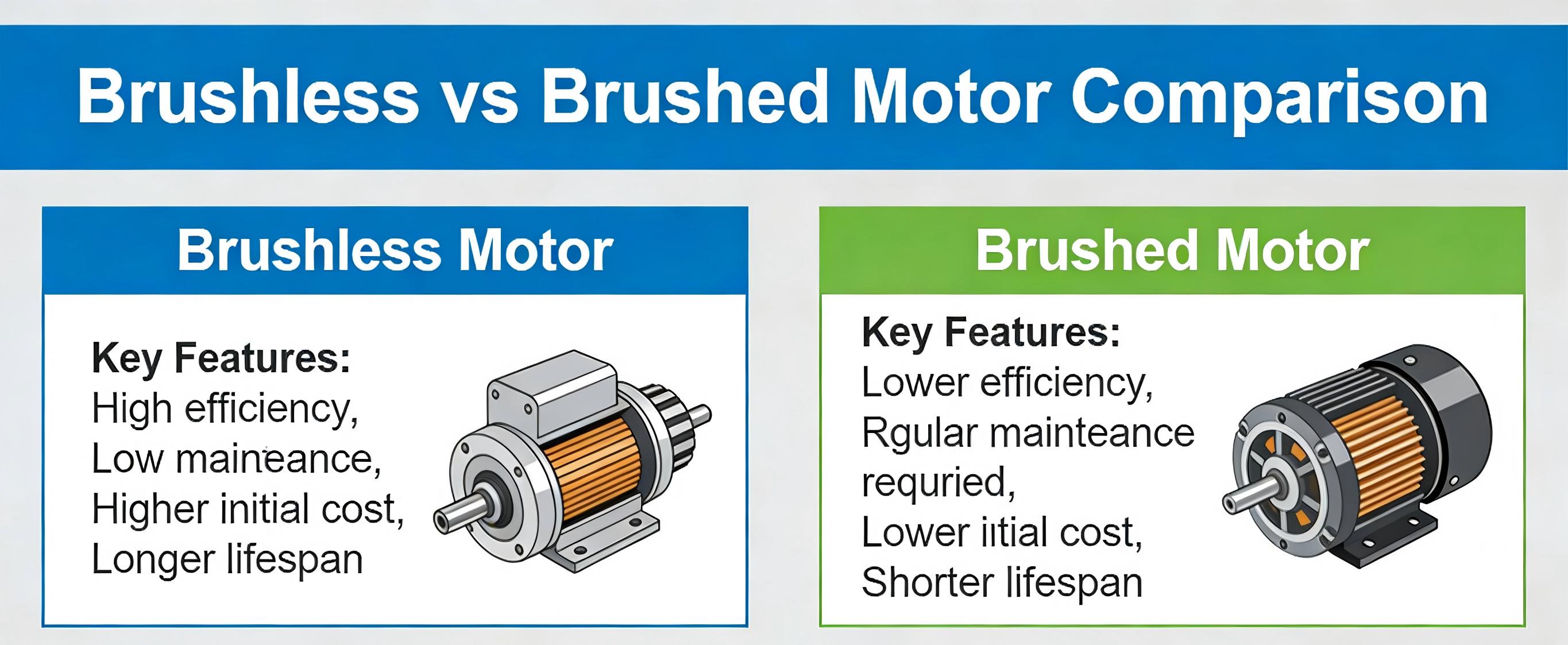 Brushless vs Brushed Motor Technology Comparison