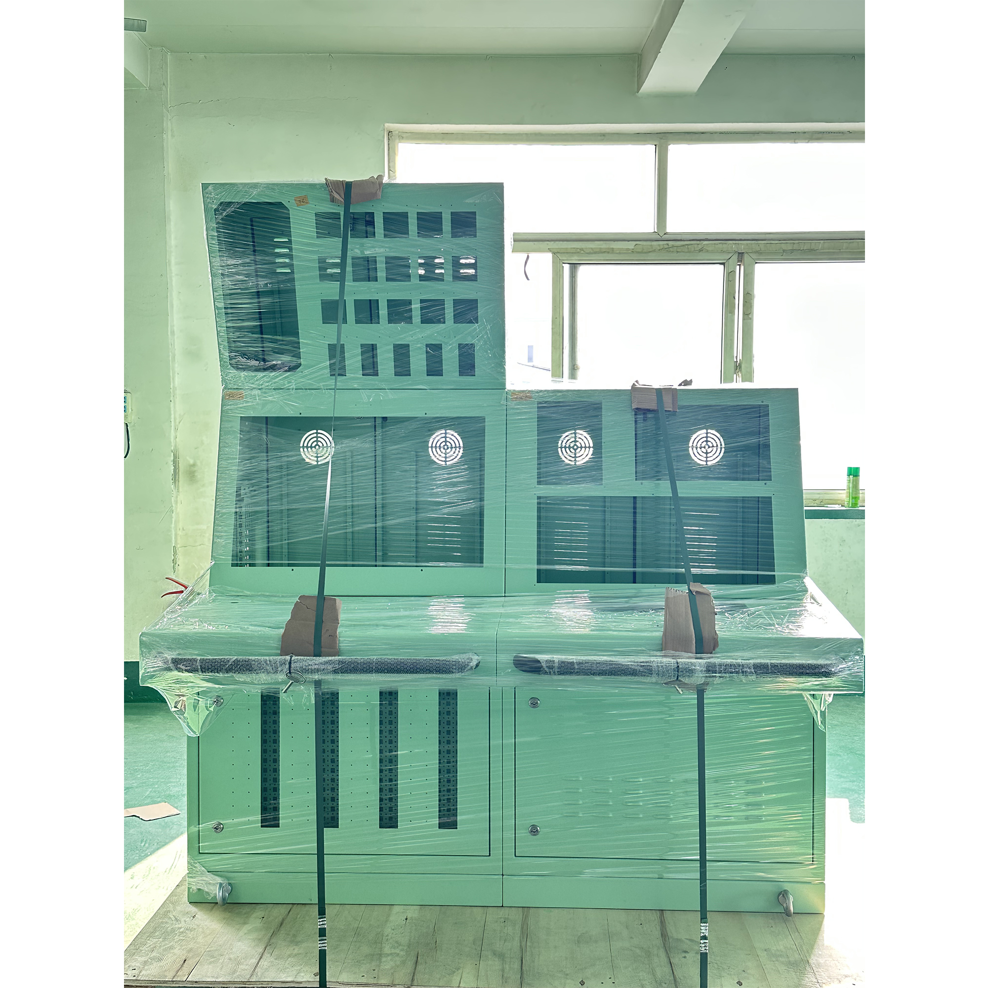 Power Dispatch Monitoring Console with Custom Cutouts and V-0 Flame Retardant