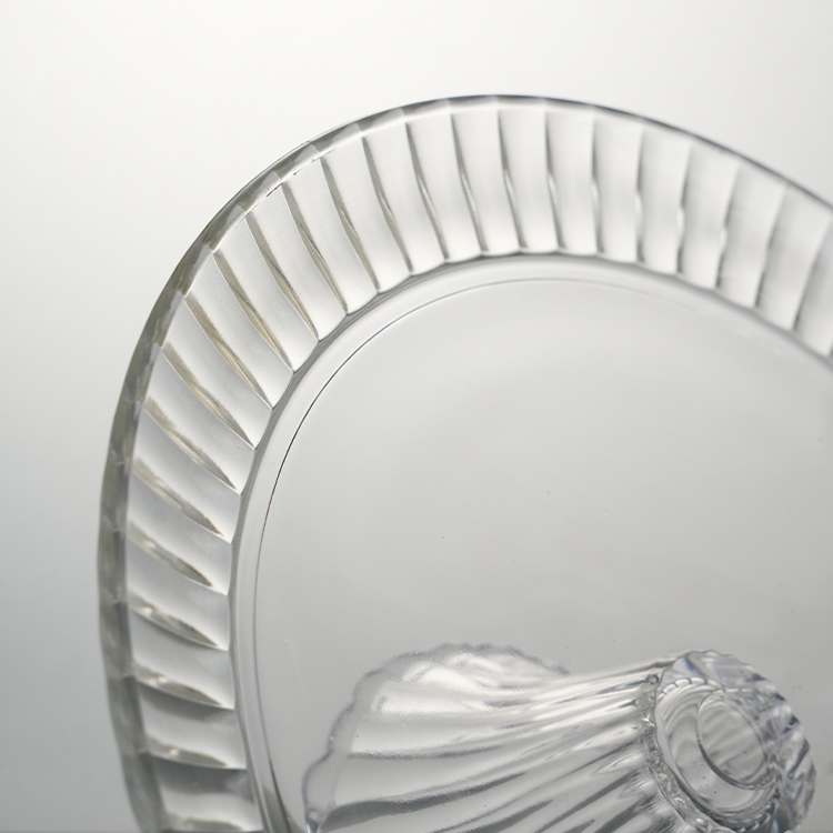 glass cake stand