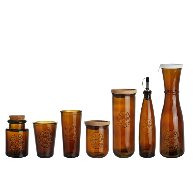 Brown Recycled Glassware Sets