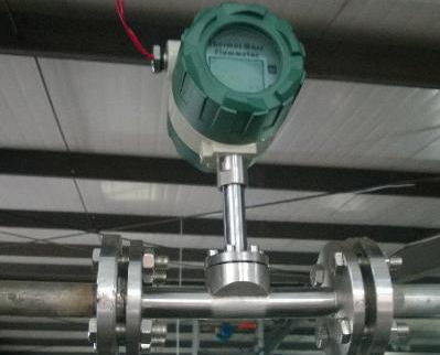 Compressed air flow measurement installation