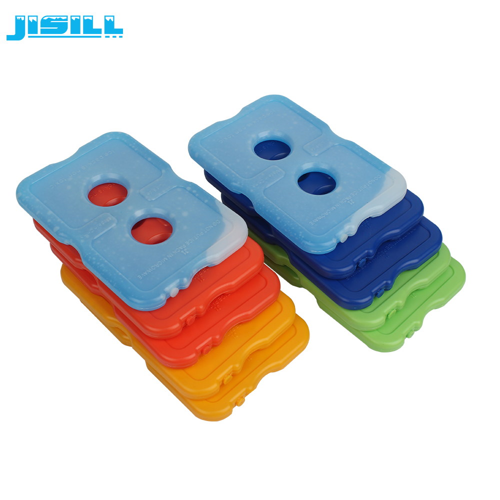 Ice packs used in a lunch bag to keep food fresh