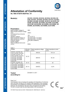 CE: XZ-9 & XZ-93 Series