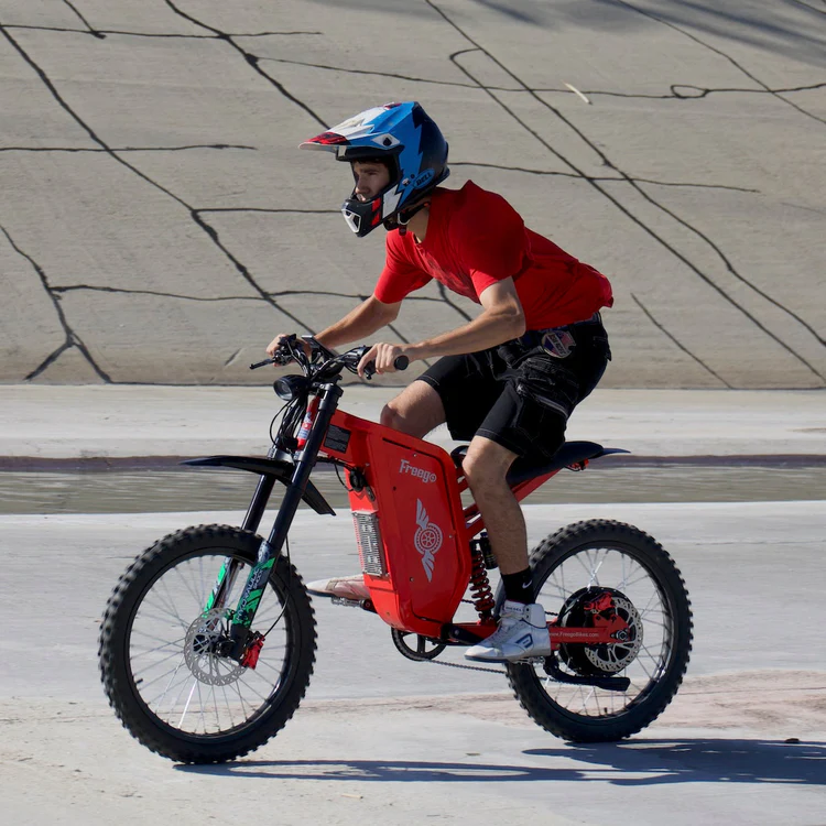 Freego X2 Pro red electric dirt bike - contact for inquiry