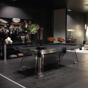 Glass Art Pool Table
