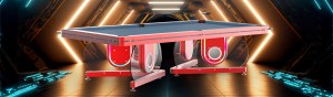 Glass Art Pool Table