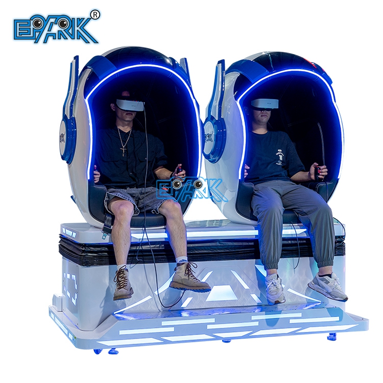 9D VR platform with 2 seats - two-seat VR motion simulator for entertainment centers