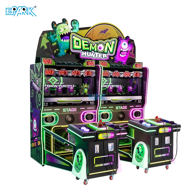 Dual-Player Shooting Game Machine with Laser Targeting for Competitive Play