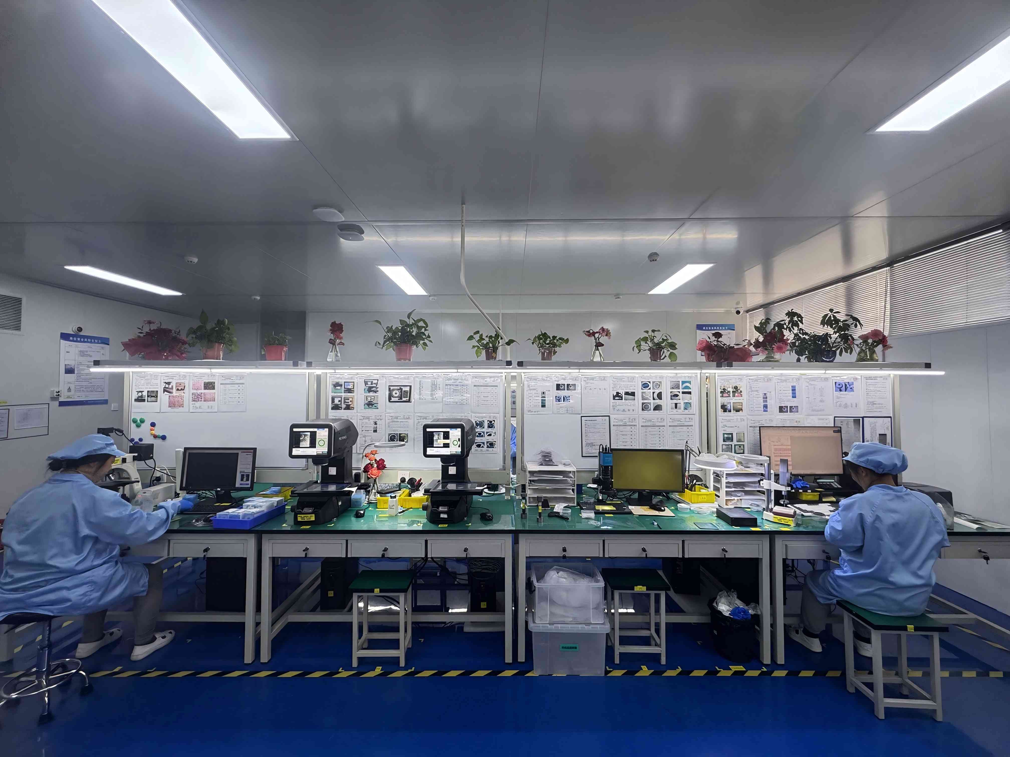 Precision manufacturing of dicing blades in a clean environment