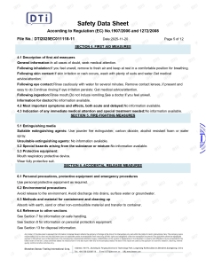 Safety Data Sheet