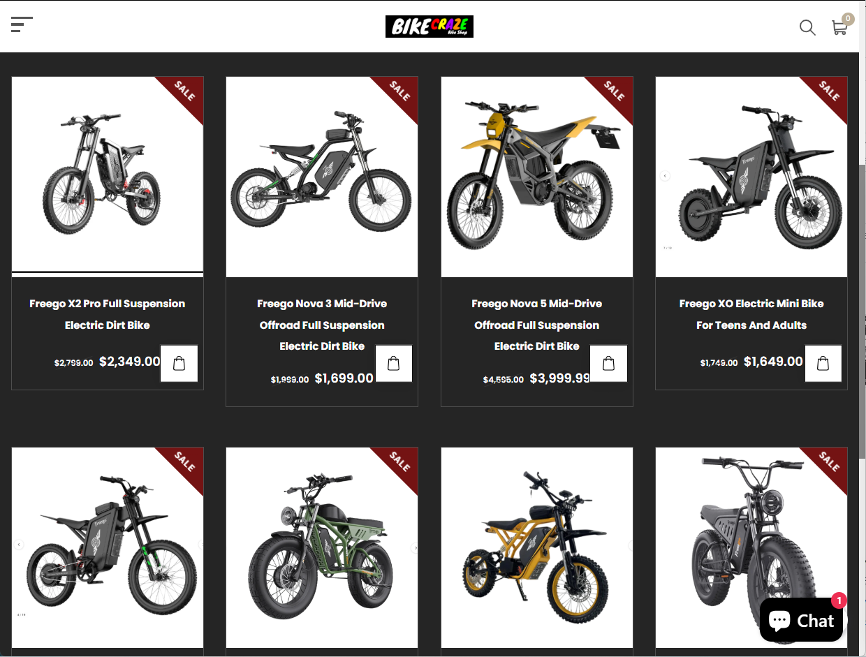 Dealer channel evidence used to score commercial stability in a dirt ebike supplier evaluation
