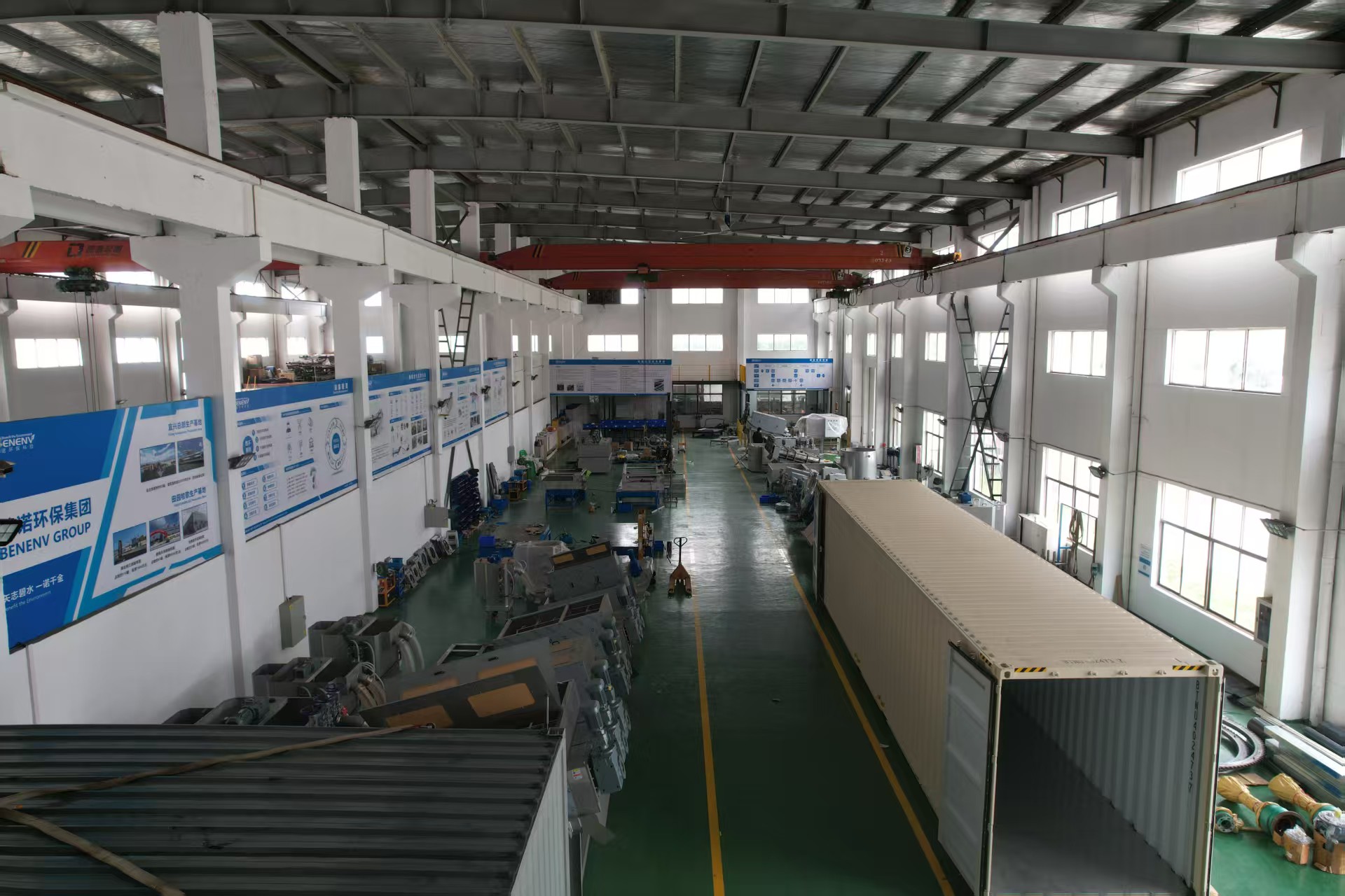 Benenv Standard workshop showing quality manufacturing