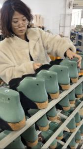 Cork slipper processing workshop