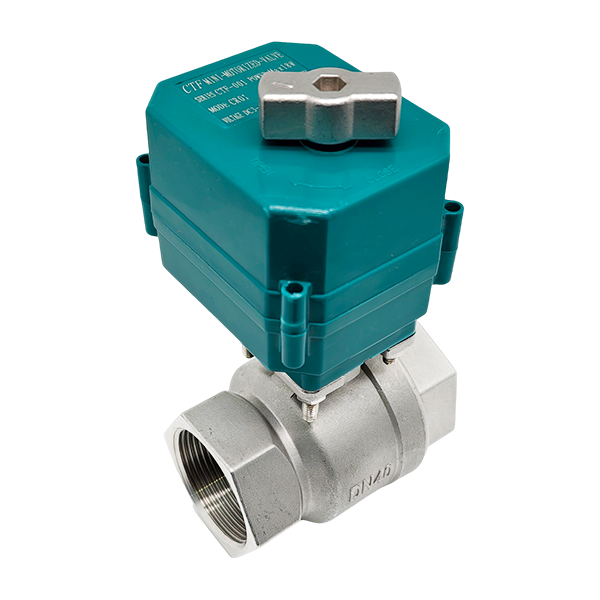 CTF-001 motorized ball valve with actuator