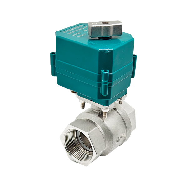 CTF-001 motorized ball valve top view