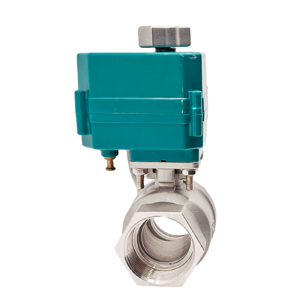 CTF-001 motorized ball valve side view