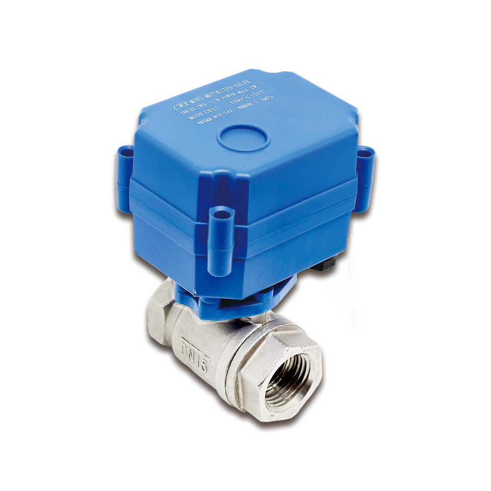 CWX-15N motorized ball valve - compact model for HVAC and building automation