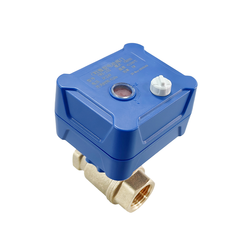 CWX-15S motorized ball valve - detail view