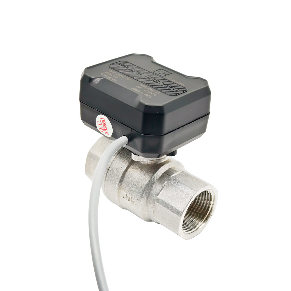 CWX-20P motorized ball valve connection port detail