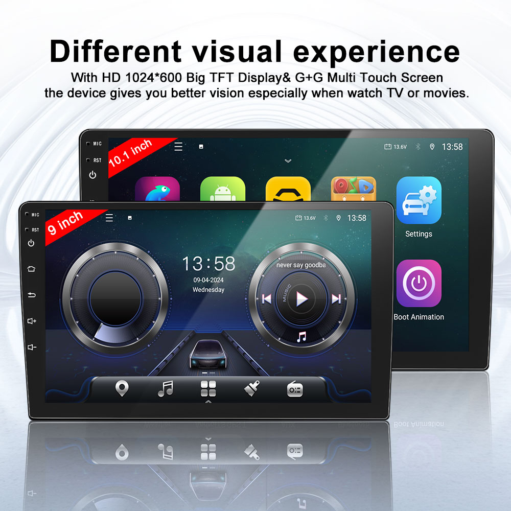 TS10 Universal Car Multimedia Player front view