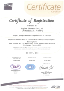 Certificate of Registration