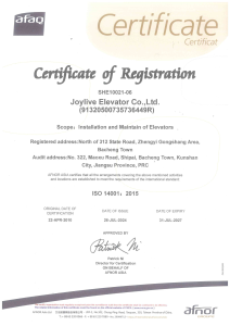 Certificate of Registration