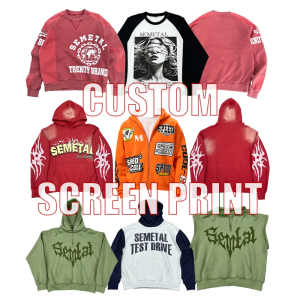 Custom Screen Print Hoodie / Custom Screen Print Sweatshirt