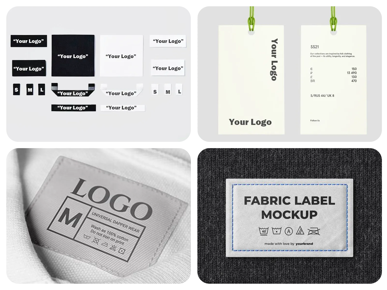 Private label services including custom neck labels and packaging for hoodie orders