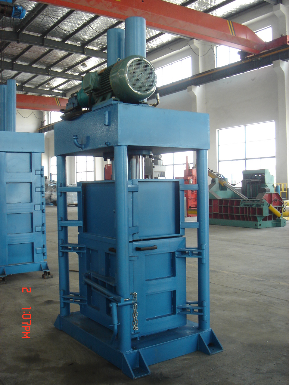 150 Ton Carbon Steel Vertical Fiber Baler with CE Certification