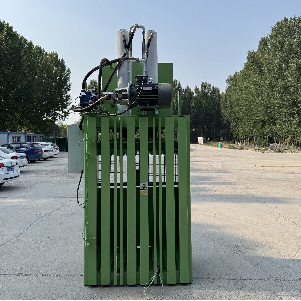 NK1070T60 vertical cardboard baler machine front view