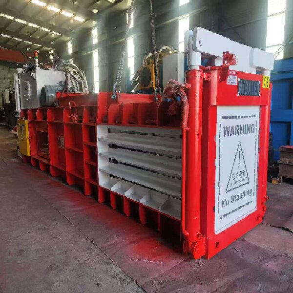 Semi-Automatic Horizontal Baler NKW80BD side view