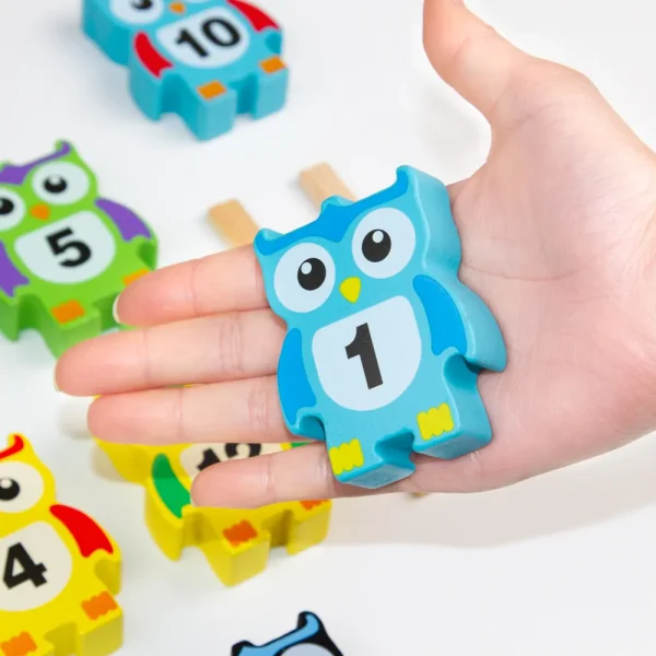 Example of custom children's craft toy – OWL MAINTAINING BALANCE