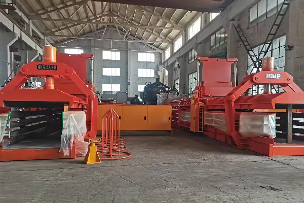 NK BALER horizontal hydraulic baler