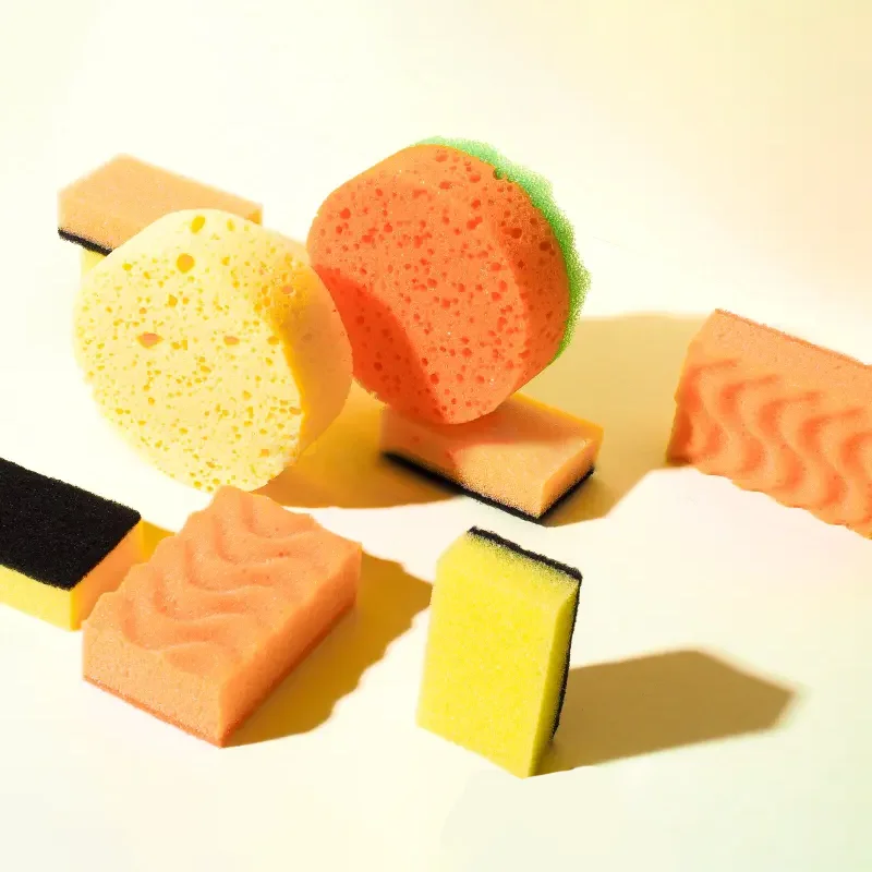 Shapes-and-Sizes for Cleaning Sponges